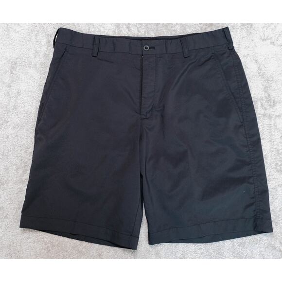 Nike Golf Fit Dry Black Performance Shorts Mens 34x9 - Picture 1 of 11